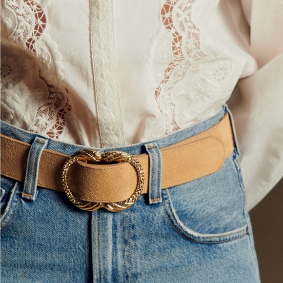 Sezane Beige ARTEMIS BELT - Picture 2 of 4